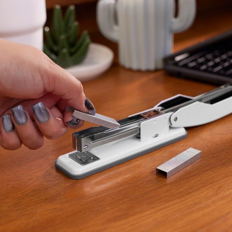 Swing Line Stapler, Cub Compact Desktop Stapler, 20 Sheet Capacity, Metal, Arctic White (S701067) - Image 4